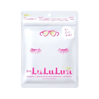 LuLuLun  FaceMask  Whitening  7 แผ่น