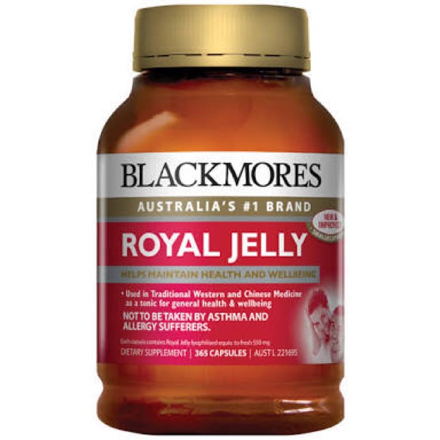 นมผึ้ง Blackmore Royal Jelly (แบ่งขาย 30,60 )เม็ด