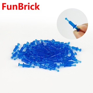 [Funbrick] 20PCS Blue Syringe Minifigure Accessories Series MOC Small Particle Compatible with ตัวต่อที่มีชื่อเสียง