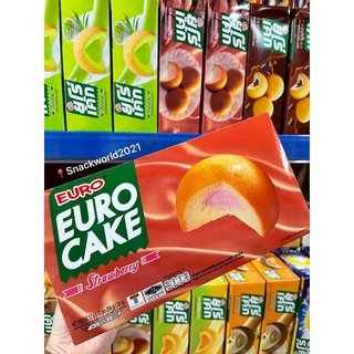 Euro cake 🥠🥠 ยูโร่เค้ก (1 กล่องบรรจุ 12 ชิ้น) มีให้เลือก 8 รสชาติ
