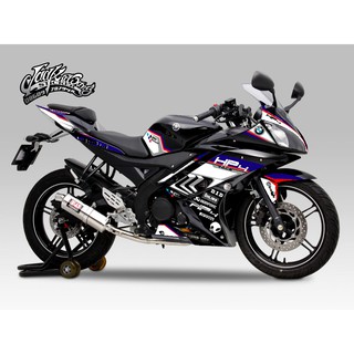 สติ๊กเกอร์แต่งลาย รถ YAMAHA YZF R15 รุ่นเก่า ลาย HP4