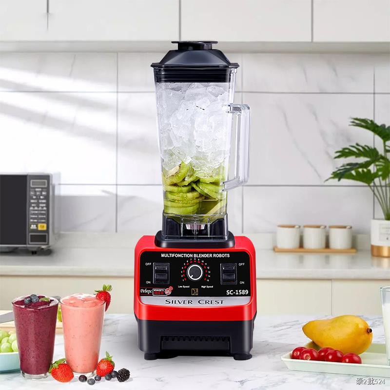 Electric Professional Blender BPA Free Commercial Household Mixer Juicer Ice Smoothies Maker Food Processor Fruit Blende