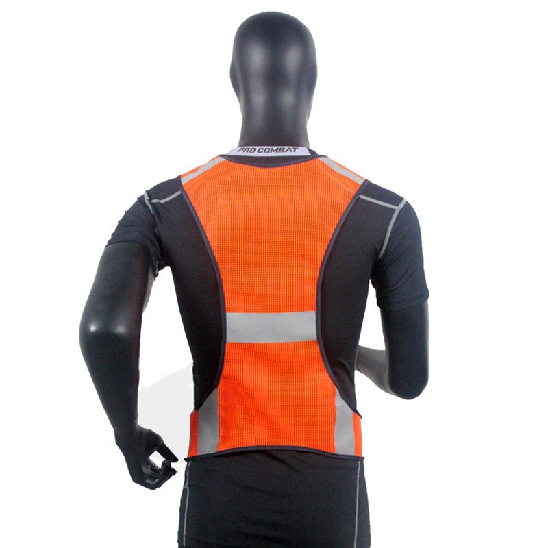 WEST BIKING การมองเห็นปรับขี่เสื้อกั๊กแจ็คเก็ตจักรยานขี่จักรยานความปลอดภัยคําเตือนเสื้อกั๊กสะท้อนแสงเสื้อกีฬากลางคืนกีฬากลางแจ้งขี่จักรยานวิ่งเดินป่า — صورة 7