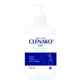 Clenako gel แอลกอฮอล์ เจล 75% ขนาด 450 มล.