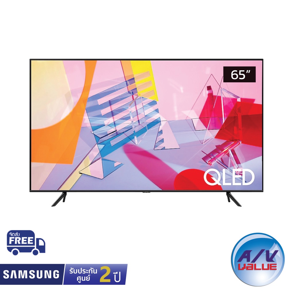 SAMSUNG TV รุ่น 65Q60T ขนาด 65" Class Q60T QLED 4K UHD HDR Smart TV (2020) ( QA65Q60TAKXXT ) Q60
