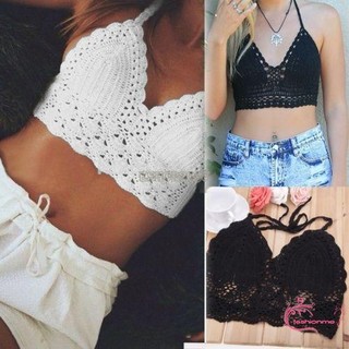 IHN-ชุดว่ายน้ำเซ็กซี่ผู้หญิง Handmade Swimwear Crochet ชุดว่ายน้ำชายหาดถัก Bikini Cover Up Bra