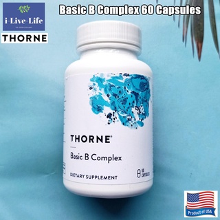 เบสิค บี คอมเพล็กซ์ Basic B Complex 60 Capsules (Thorne Research)