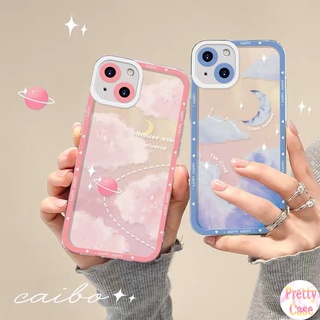 เคสโทรศัพท์มือถือแบบนิ่ม กันรอยเลนส์กล้อง ลายก้อนเมฆ ดาว สําหรับ VIVO Y53S Y51 Y51A Y31 2021 Y33S Y21S Y21 Y52 Y72 5G Y15S Y15A Y30 Y50 Y30i Y12 Y15 Y17 U10 Y19 Y20 Y20i Y12S Y12A Y20s G