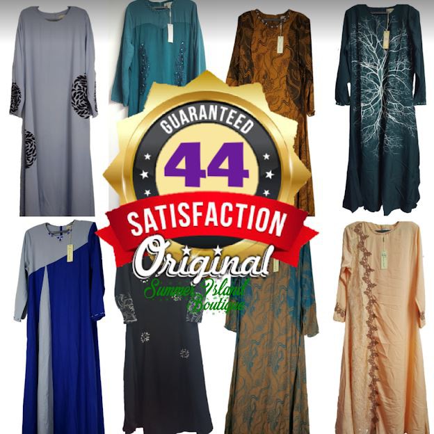 Jubah Moden Muslimah ไซส์ 44 Exclusive Style Elegance sip Jahitaan Manik