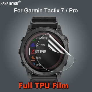 สําหรับ Garmin Tactix 7 / Pro SmartWatch Ultra Slim Clear Soft TPU ฟิล์มกันรอยหน้าจอ - ไม่ใช่กระจกนิรภัย