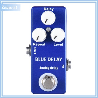 Zevaret Mosky Deep Blue Delay แป้นเหยียบเอฟเฟคกีตาร์ ขนาดเล็ก