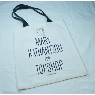 Topshop Tote Bag Size 15x14 นิ้ว มือสอง ของแท้