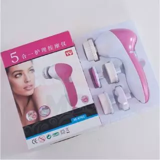 เครื่องขัดหน้า 5 in 1 เครื่องลัางหน้าไฟฟ้า Electric Facial Massage Cleaner เครื่องนวดหน้า เครื่องทำความสะอาดผิวหน้า