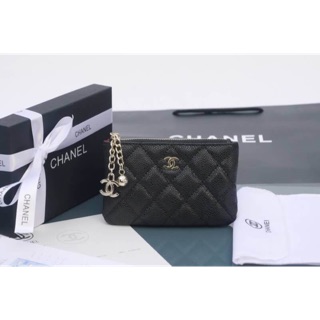 Chanel  กระเป๋าสตางค์หนังแท้