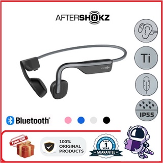 Aftershokz OpenMove Bone Conduction หูฟังกีฬา หูฟังบลูทูธ กันน้ํา และกันเหงื่อ หูฟังวิ่ง AS660