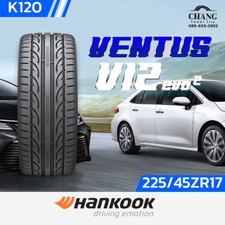 225/45R17 รุ่นVENTUS V12 evo2 ยี่ห้อHANKOOK