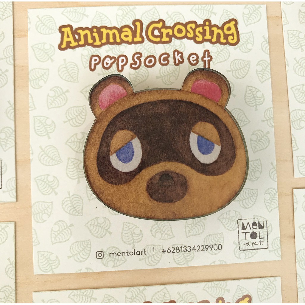 Mentol ART Acrylic Pop Socket Phone Holder Animal Crossing Series - Acrylic Popsocket