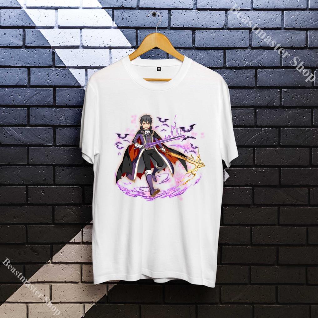 เสื้อ Kirito Unisex - เสื้อออนไลน์ดาบศิลปะ Unisex - เสื้อยืด Kirito บุคลิกภาพ - SAO-015