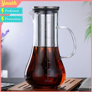 🚚ส่งจากกรุงเทพ☕ดริปกาแฟ หม้อกาแฟ เครื่องชงกาแฟชงเย็น Cold brew coffee maker 1200ml/1300ml