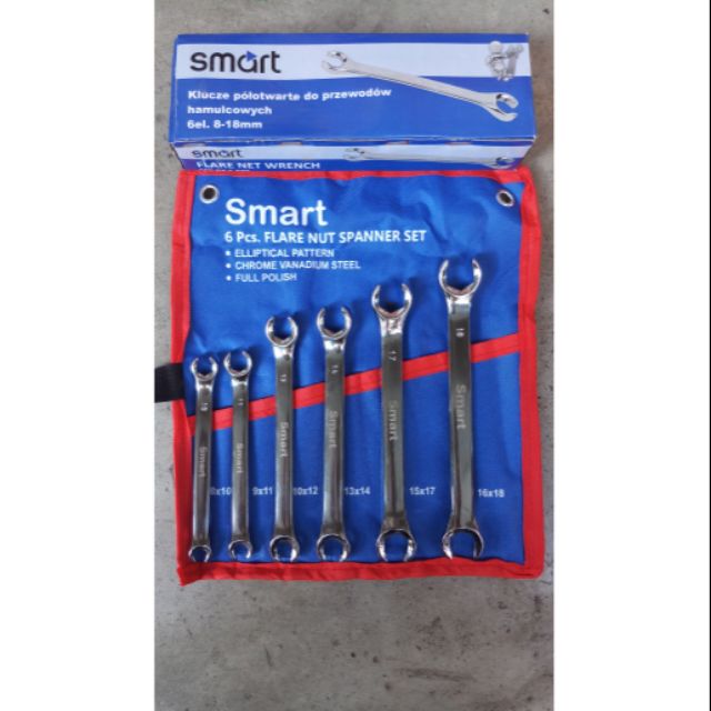 ประแจแหวนผ่า SMART 6 pcs