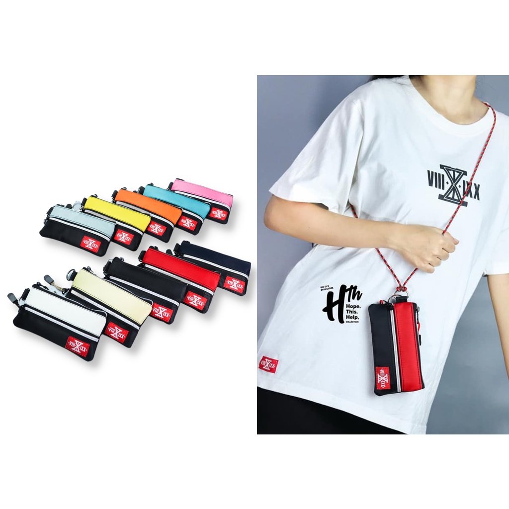 กระเป๋าห้อยคอ 8910.store  pencil case ขนาด 8x16ซม.