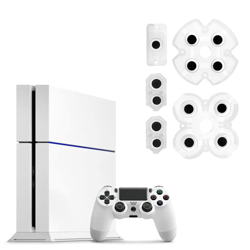 ✿ ปุ่มกดซิลิโคนยาง แบบนิ่ม สําหรับ Ps4