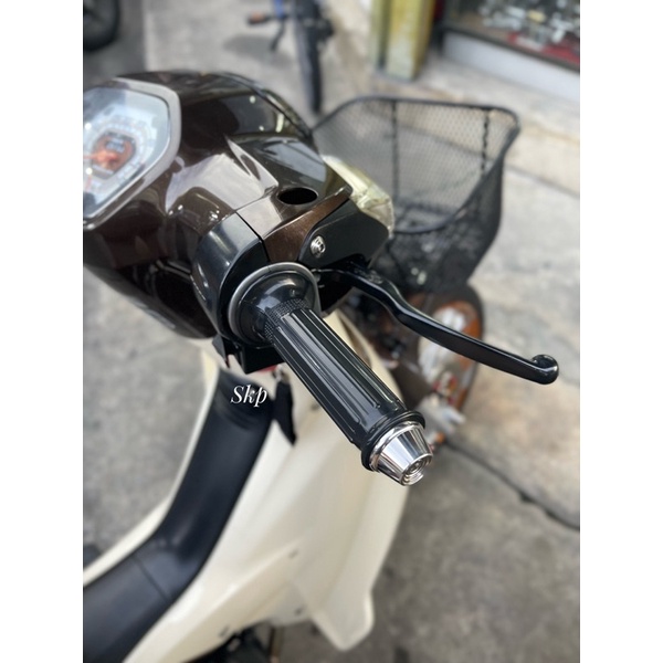 ปลอกมือRM ปลอกแฮนด์+ไส้ มอเตอร์ไซค์ RM A100SR - Suzuki แพ๊คแท้ ยาว 110 mm ปลายปิด