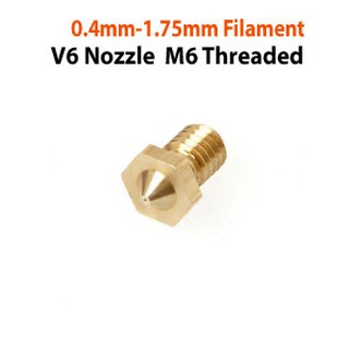 0.4mm V6 Nozzle 3D Printer(เครื่องพิมพ์ 3D หัวฉีด 0.4 มม. V6)