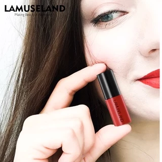 LAMUSELAND ลิขวิดลิปสติก เนื้อแมตต์ กันน้ำ ติดทนนาน 12 สี L18L11