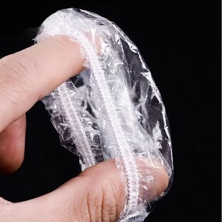 พร้อมส่ง ถุงพลาสติกครอบหู สำหรับโกรกผม ย้อมผม กันน้ำเข้าหู