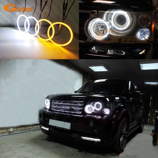 For Land Rover Range Rover Vogue L322 Sport HSE L320 Ultra Bright Refit Day Light Turn Signal SMD LED Angel Eyes Kit Hal