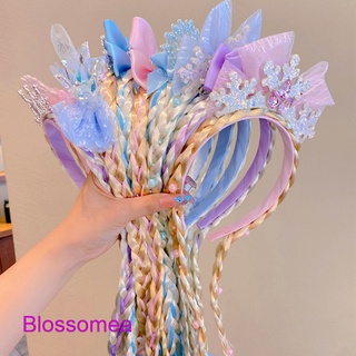 Blossomea Elsa คอสเพลย์ ถักเปีย พันกัน เด็ก ราพันเซล ที่คาดผม เจ้าหญิง ผม เด็กผู้หญิง วิกผม เจ้าหญิง ที่คาดผม เด็ก ที่คาดผมถัก