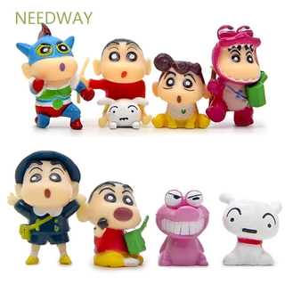 Needway ตุ๊กตาฟิกเกอร์ชินจัง 8 ชิ้น