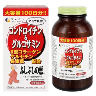 (Pre Order) Fine Chondroitine &amp; Glucosamine 100days 1,500tablets อาหารเสริมบำรุงกระดูกและข้อ