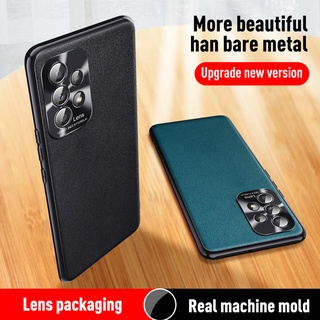 เคสหนัง PU PC บาง แข็ง กันกระแทก หรูหรา ปิดด้านหลัง สำหรับ Samsung Galaxy A32 A52 A72Ultra