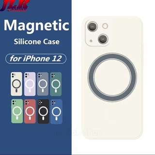 [JLK] Strong Magnetic Cover For iPhone 12 Pro Max 12Mini 12Pro Strong Case Sillicone Back Cover Shell