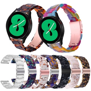 Luxurious Samsung Galaxy Watch 4 Strap Resin Galaxy Watch 4 44mm 40mm / Galaxy Watch 4 Classic 46mm 42mm Strap Samsung Watch 4 Replacement watch band