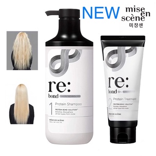 📣📢📣🇰🇷[พร้อมส่ง]MIse en Scene Protein shampoo400ml&amp;ทรีทเม้นท์