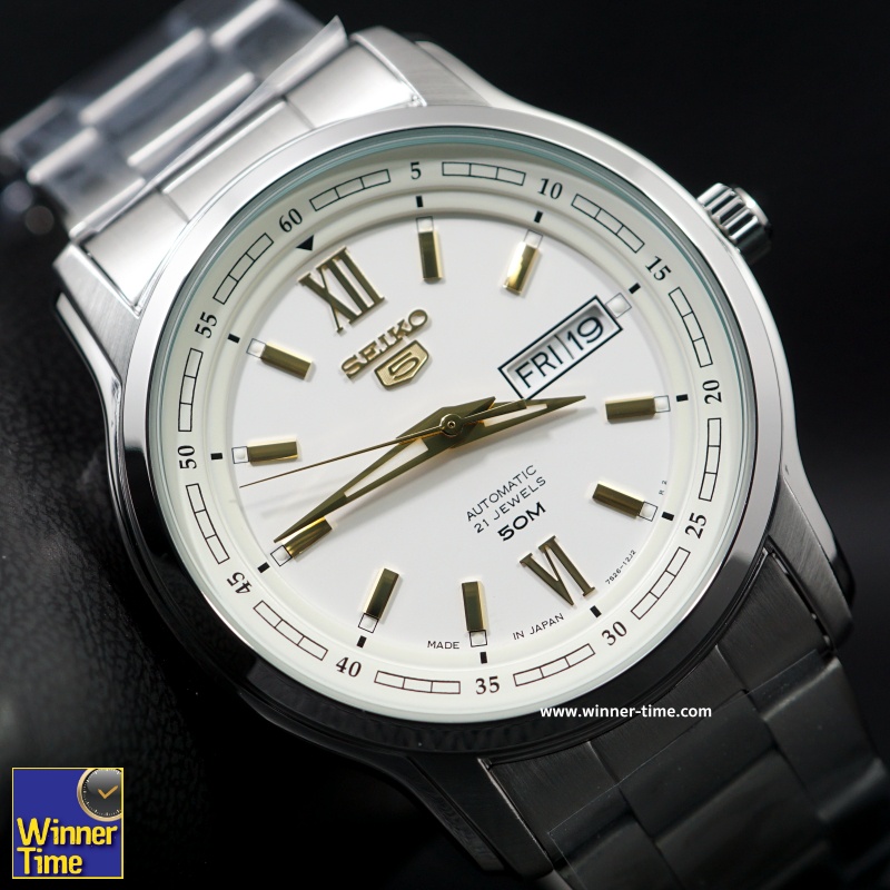 นาฬิกาSeiko 5 Classic Automatic Japan Made รุ่น SNKP15,SNKP15J1,SNKP15J