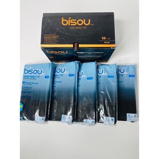 แมสเวียดนาม bisou 1กล่อง50 ชิ้น 4ชั้น