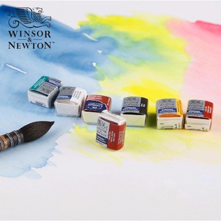 [part 1/2 no.003-327] Winsor and newton cotman water colours half pan I สีน้ำก้อน