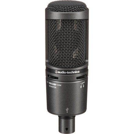Audio-Technica AT2020USB+ Cardioid Condenser USB Microphone Dark Gray