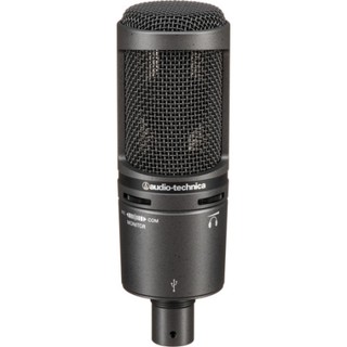 Audio-Technica AT2020USB+ Cardioid Condenser USB Microphone Dark Gray