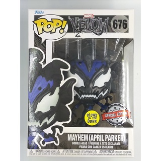 Funko Pop Marvel Venom - Mayhem April Parker [ เรืองแสง ] : 676