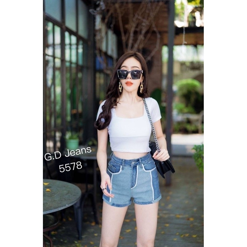 G.D.Jeans รุ่น 5578#กางเกงยีนส์ขาสั้น CARDIGAN_NISTA​
