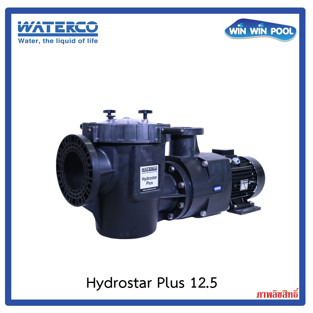 ปั๊มสระว่ายน้ำ WATERCO รุ่น HYDROSTAR PLUS PUMP 12.5 HP 9.5 kW 3 Phase