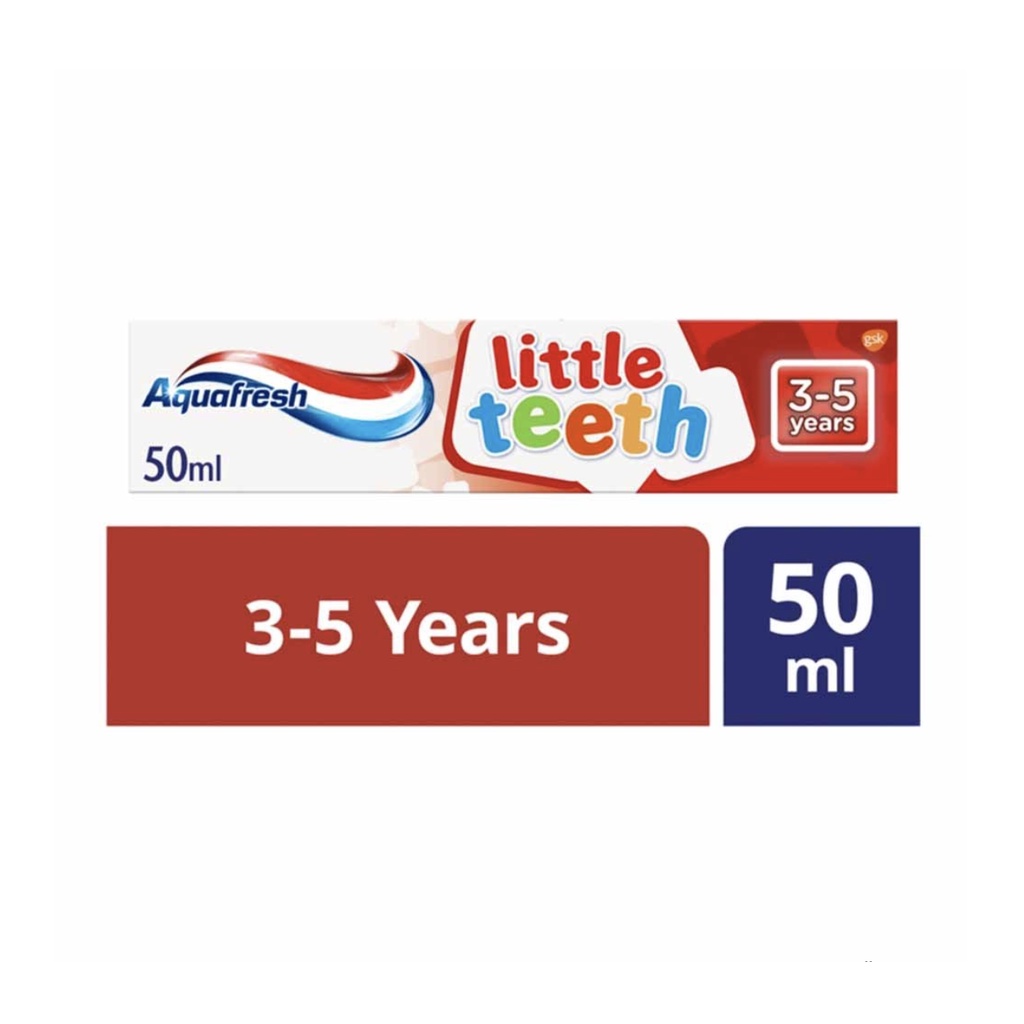Aquafresh Little Teeth ยาสีฟันสำหรับเด็กอายุ 3-5ปี**ส่งฟรี**