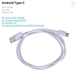 สายชาร์จสายซิงค์ข้อมูล Android Type - C Usb - C 3 . 3 ฟุตสําหรับสมาร์ทโฟนแท็บเล็ต Xiaomi Huawei ถูกที่สุด