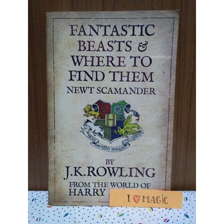 หนังสือมือสอง สัตว์มหัศจรรย์และถิ่นที่อยู่ ภาษาอังกฤษ Fantastic Beasts and Where to Find Them