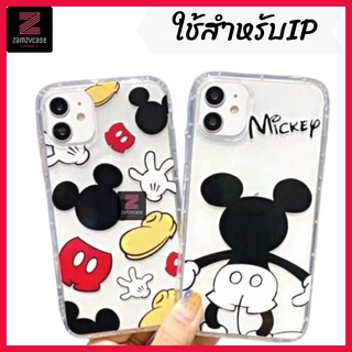 -พร้อมส่งในไทย-เคสซิลิโคนลายมิกกี้ TPU นิ่ม ใช้สำหรับIPทุกรุ่น #742